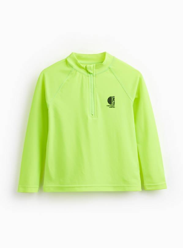Neon Lime Rash Vest 6-7 Years